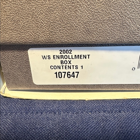 Waterford Society Enrollment Box - New In Box
Exclusive 2002 - Picture 12 of 12